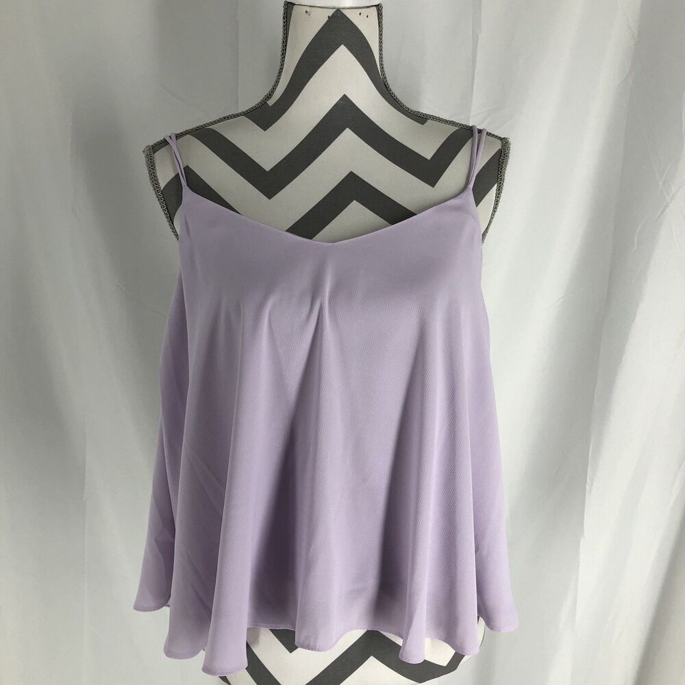 Topshop Women's Lavender Swing Camisole Tank Top, Size 8